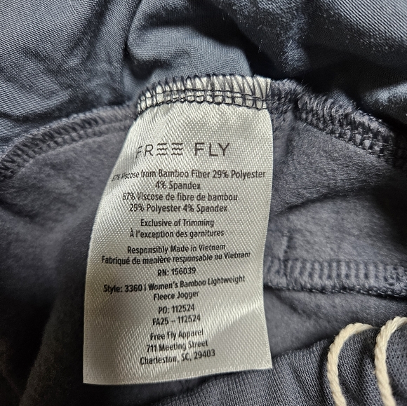 Free Fly Bamboo Lightweight Fleece Jogger Storm Cloud Medium - Picture 9 of 10